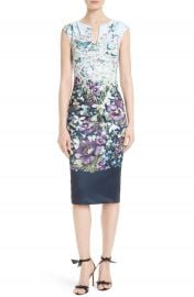 Ted Baker London Tiha Floral Print Sheath Dress at Nordstrom