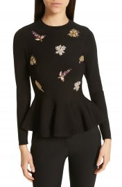 Ted Baker London Tynna Embellished Sweater   Nordstrom at Nordstrom