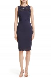 Ted Baker London Verita Eyelet Embroidered Body-Con Dress at Nordstrom