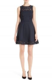 Ted Baker London Verony Eyelet Fit   Flare Dress at Nordstrom