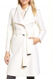 Ted Baker London Wool Blend Long Wrap Coat at Nordstrom