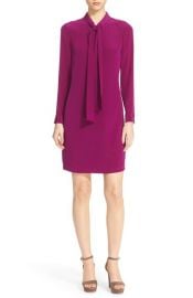 Ted Baker London Yanka Bow Silk Tunic Dress at Nordstrom