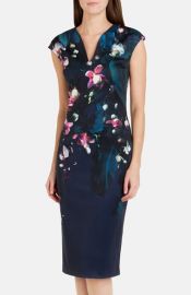 Ted Baker London and39Antonyaand39 Floral Sheath Dress at Nordstrom