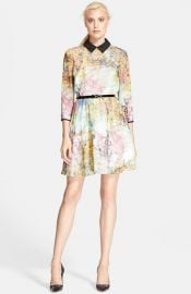 Ted Baker London and39Pretty Treesand39 Print Belted Dress at Nordstrom