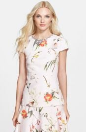 Ted Baker London and39Xanaand39 Cap Sleeve Top at Nordstrom