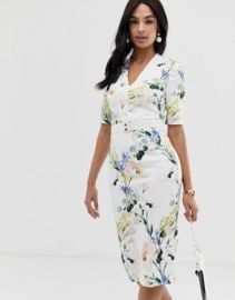 Ted Baker Lylli elegance midi dress   ASOS at Asos