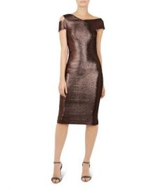 Ted Baker Maggz Metallic Body-Con Dress   Bloomingdales at Bloomingdales