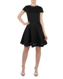 Ted Baker Marlena Scalloped Skater Dress Women - Bloomingdale s at Bloomingdales