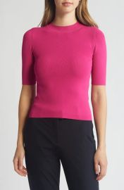 Ted Baker Marllay Rib Sweater in Pink at Nordstrom