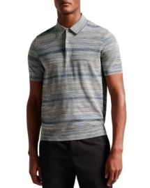 Ted Baker Mauda Striped Short Sleeve Polo Shirt Bloomingdales at Bloomingdales