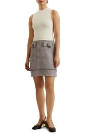 Ted Baker Mayumid Mixed Media Minidress at Nordstrom