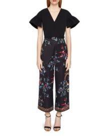 Ted Baker Memsi Opulent Fauna Jumpsuit Bloomingdales at Bloomingdales