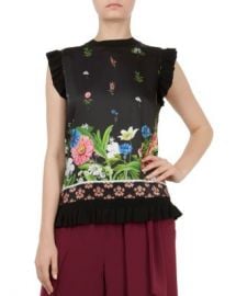 Ted Baker Myshell Florence Frill-Trim Top Women - Bloomingdale s at Bloomingdales