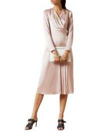 Ted Baker Neenha Pleated Wrap Dress Women - Bloomingdale s at Bloomingdales