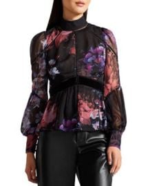 Ted Baker Neeveh Ladder Trim Top Bloomingdales at Bloomingdales