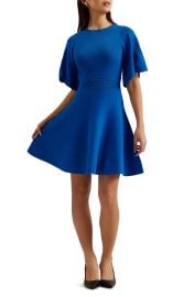 Ted Baker Olivia Rib Fit Flare Dress at Nordstrom Rack