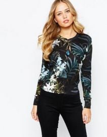 Ted Baker Perrie Twilight Floral Cardigan at asos com at Asos