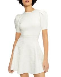 Ted Baker Puffed Sleeve Engineered Skirt Dress    Bloomingdales at Bloomingdales