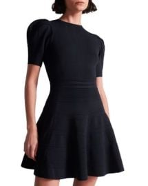 Ted Baker Puffed Sleeve Engineered Skirt Dress Bloomingdales at Bloomingdales