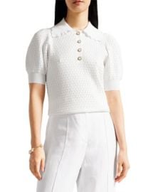 Ted Baker Reannia Polo Knit Top Bloomingdales at Bloomingdales