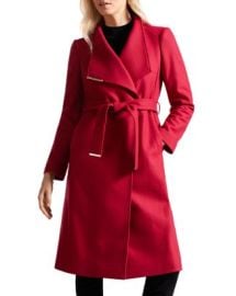 Ted Baker Rose Wool Blend Wrap Coat Bloomingdales at Bloomingdales