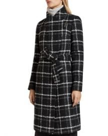 Ted Baker Rosylin Belted Check Coat Women - Bloomingdale s at Bloomingdales