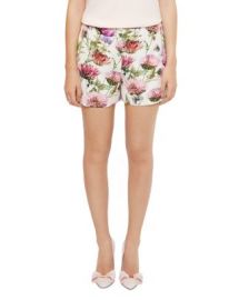 Ted Baker Ruthee Thistle-Print Shorts at Bloomingdales