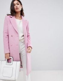 Ted Baker Saffra Chevron Wool Midi Coat at asos com at Asos