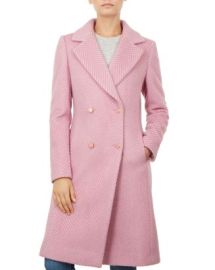 Ted baker clearance pink chevron coat