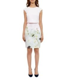 Ted Baker Sneha Pearly Petal Tiered Dress at Bloomingdales