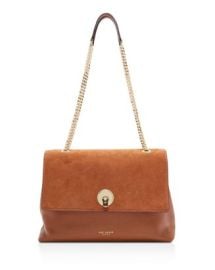 Ted Baker Sophina Circle Lock Suede Shoulder Bag Bloomingdale39s at Bloomingdales