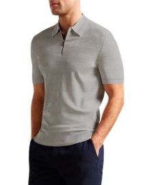 Ted Baker Stree Textured Zip Polo Shirt Bloomingdales at Bloomingdales