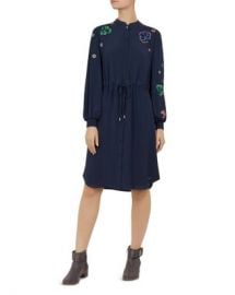 Ted Baker Ted Baker Colour by Numbers Dioss Embroidered Shirt Dress Women - Bloomingdale s at Bloomingdales