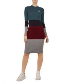 Ted Baker Ted Baker Colour by Numbers Franae Color-Block Knit Dress Women - Bloomingdale s at Bloomingdales