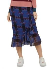 Ted Baker Ted Baker Colour by Numbers Kortez Robot-Print Midi Skirt Women - Bloomingdale s at Bloomingdales