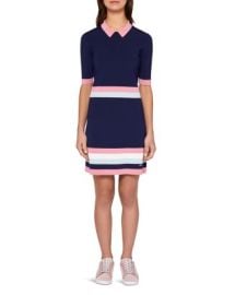 Ted Baker Ted Baker Colour by Numbers Origami Striped Knit Dress Bloomingdales at Bloomingdales