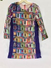 Ted Baker Unique Multicolor London Photo Print townhouse Dress sz 2 small Fab eBay at eBay