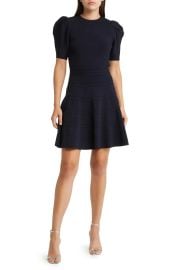 Ted Baker Velvey Puff Sleeve Dress at Nordstrom