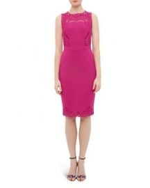 Ted Baker Verita Cutwork Sheath Dress at Bloomingdales