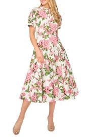 Ted Baker Violet Floral Cotton Midi Shirtdress at Nordstrom
