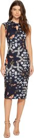 Ted Baker Womens Kairra Kyoto Gardens Bow Neck Dress at Amazon