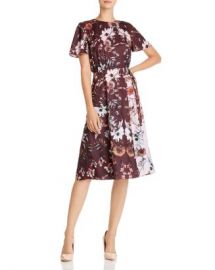 Ted Baker Yaela Amethyst Color-Blocked Floral Dress - 100  Exclusive Women - Bloomingdale s at Bloomingdales