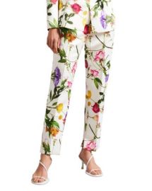 Ted Baker Ziaaht Floral Print Slim Leg Pants Bloomingdales at Bloomingdales