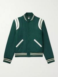 Teddy Bomber Jacket by Saint Laurent at Net A Porter