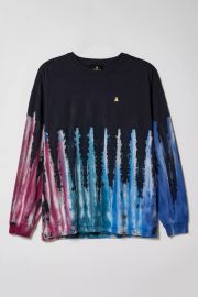 Teddy Fresh Dyed Flames Long Sleeve Tee at Urban Outfitters