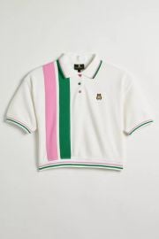 Teddy Fresh Striped Polo Tee at Urban Outfitters