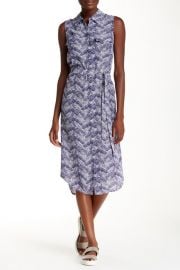 Tegan Silk Leaf Dress in Ultramarine at Nordstrom Rack