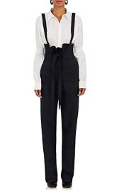 Teija Stretch-Cotton High-Waist Suspender Pants at Barneys