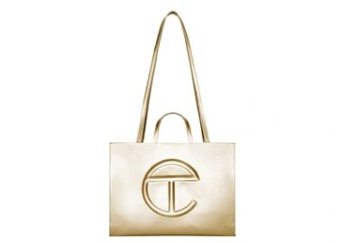 Telfar Shopping Bag in Gold at StockX