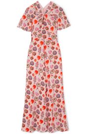 Temperley London   Elixir printed crepe maxi dress at Net A Porter